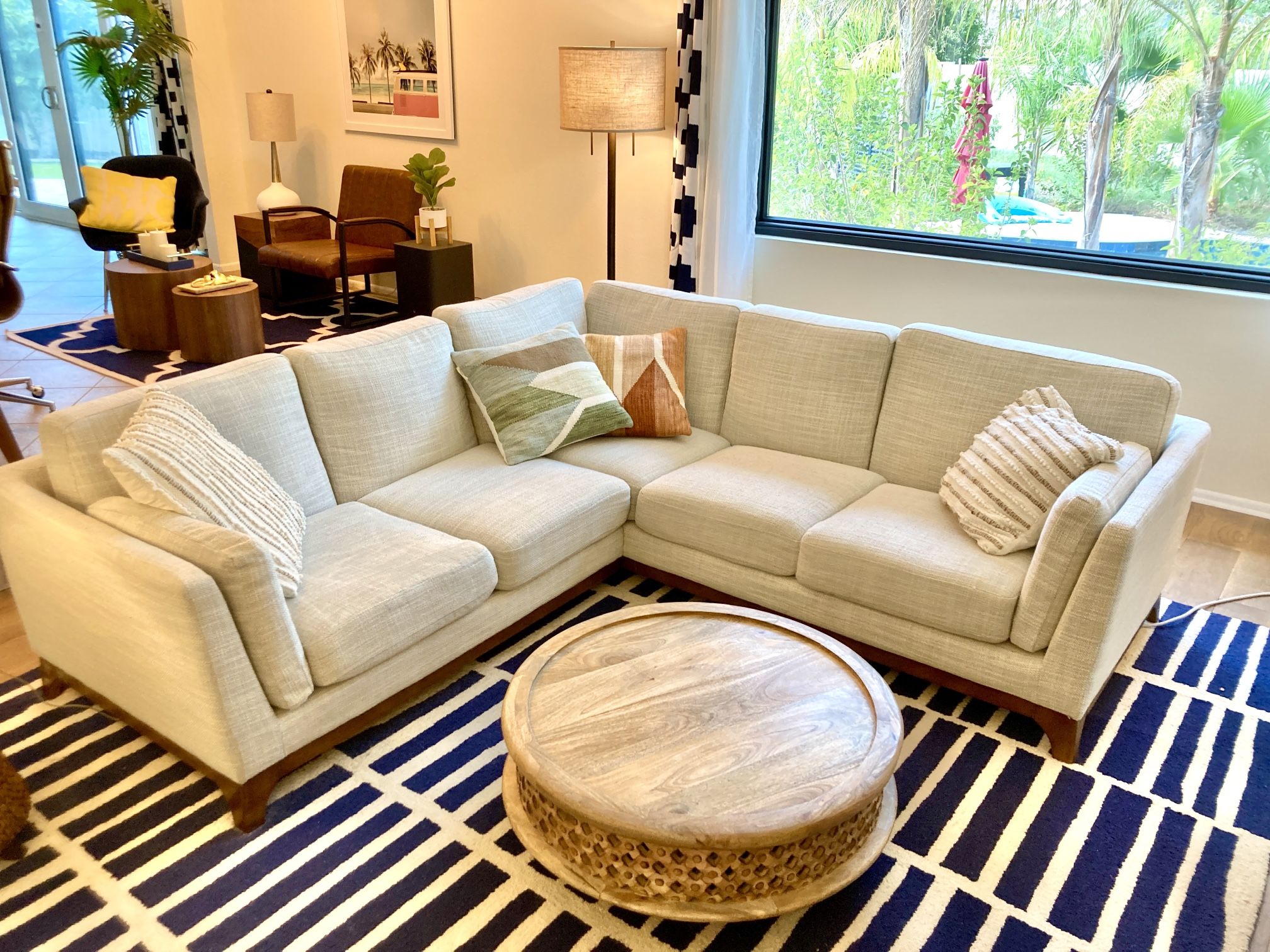 Article Ceni 88" Two-Piece Corner Sectional - Fresh White