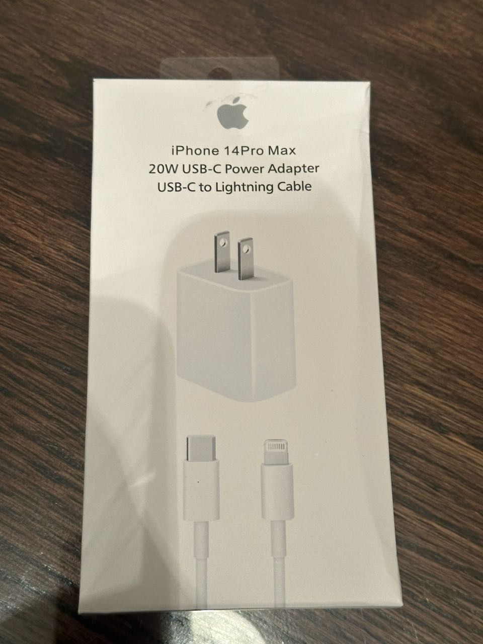 20W Adapter + USBC To Lightening Cable For Apple Devices