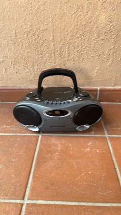 Memorex MP4907BK CD Boombox Black AM/FM Stereo Radio Digital Audio Compact