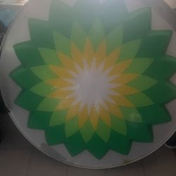Large Light Up BP Station sign 