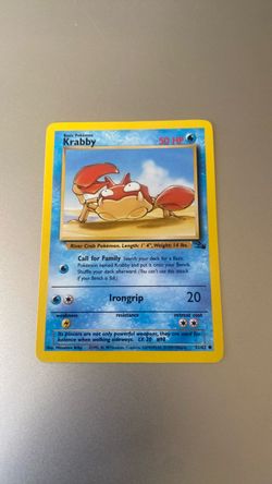 (Original) Krabby Pokémon Card
