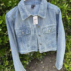 Jean Jacket with Rhinestones/sparkles