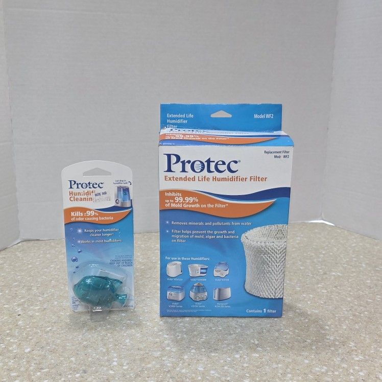 ProTec Extended Life Humidifier Filter, model WF2 & 1 Cleaning Fish
