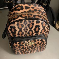 Brand New With Tags, Leopard Printed Backpack