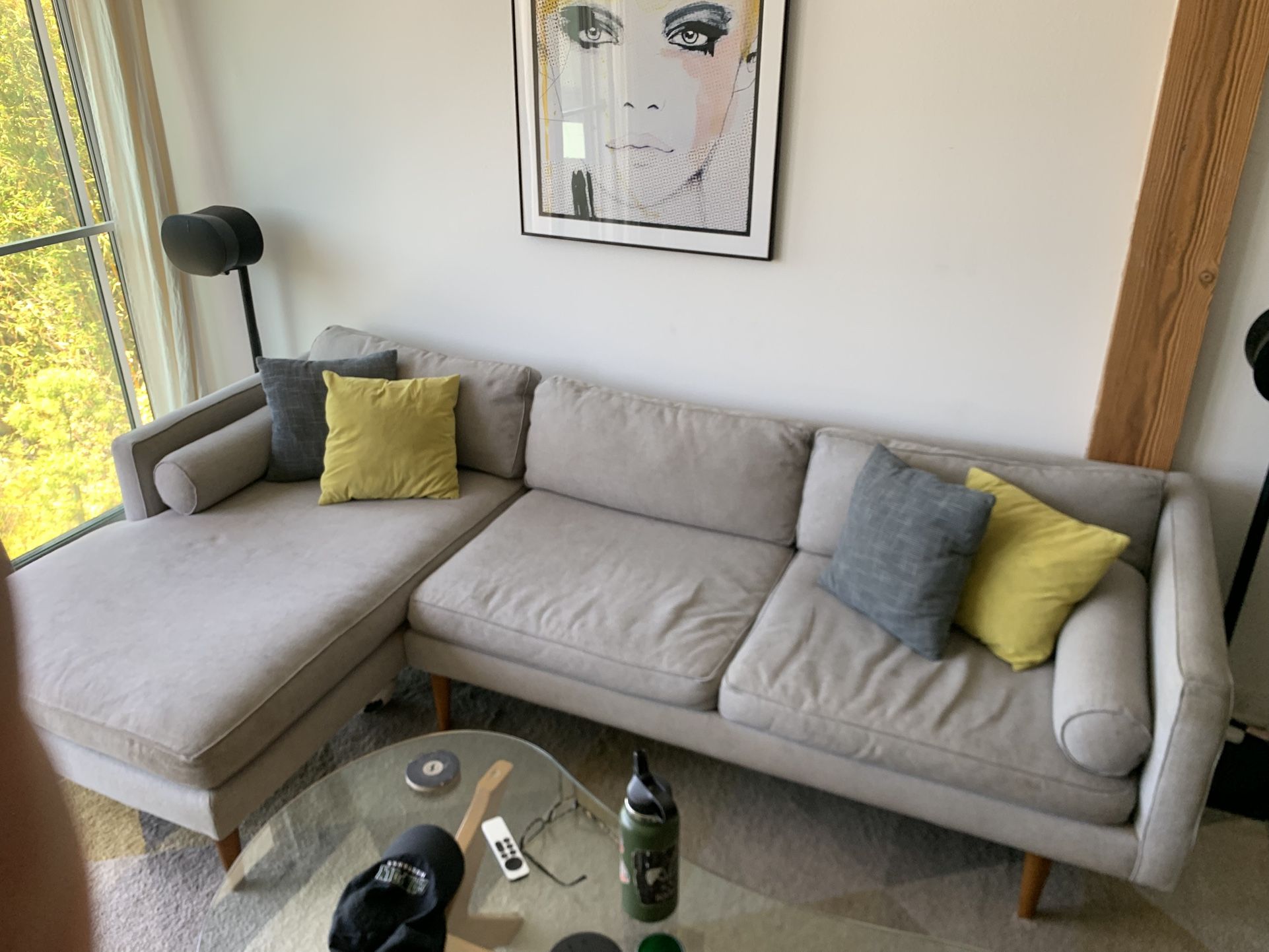 West Elm Mid Century Chaise Sofa ***FREE***