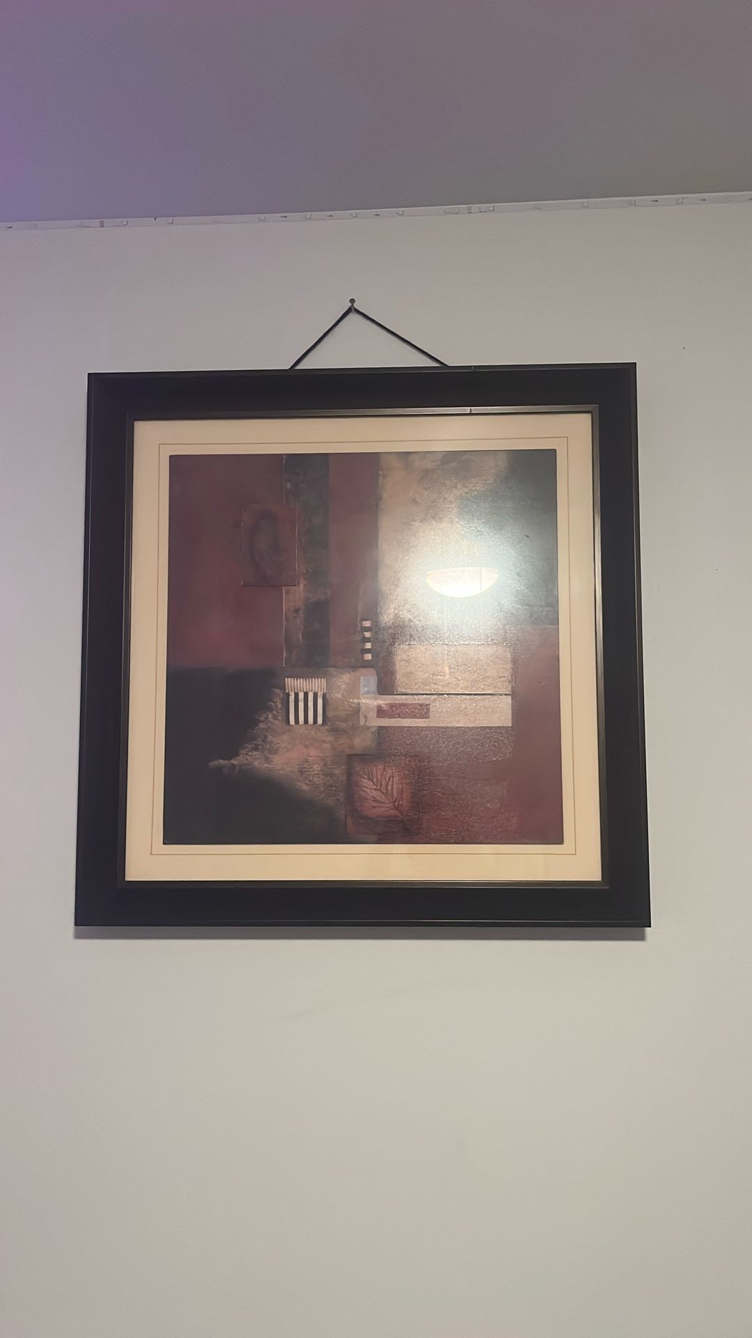 Large Abstract Wall Art Frame