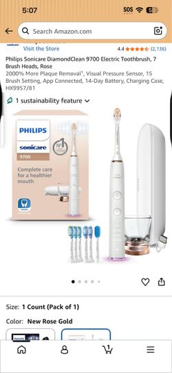 Philips Sonicare DiamondClean 9700 Electric Toothbrush