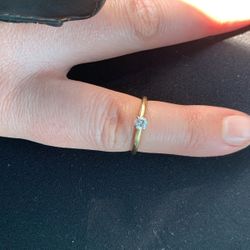 Solitaire Engagement Ring Size 6 1/2