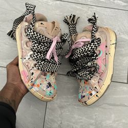 LANVIN X GALLERY DEPT CURB SNEAKER PINK 41 (8)