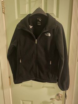 The Northface Women's Black Zip Up Fleece Jacket Size Small 