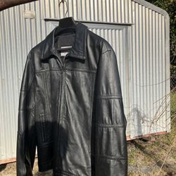 Men’s Leather Jacket Xlg