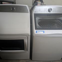 GE Profile Washer And Electric Dryer Set
