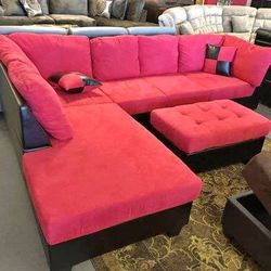 New red sectional