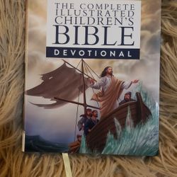 The Complete Illustrated Children's Bible Devotional by Harvest House Publishers. Condition is "Like New". Shipped with USPS Priority Mail. Name on th