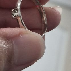 925 Silver Ring Sz 8 $15
