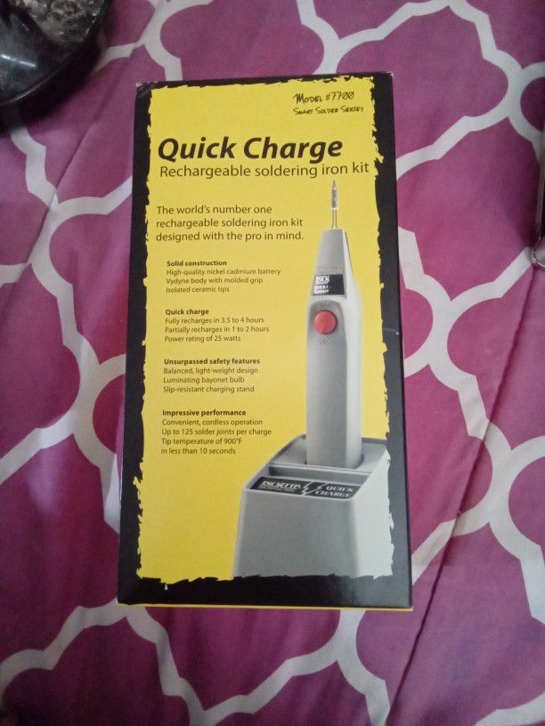Brand New ISO-TIP Rechargeable Soldering Iron Kit