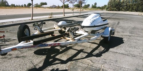Custom built 3 jetski trailer