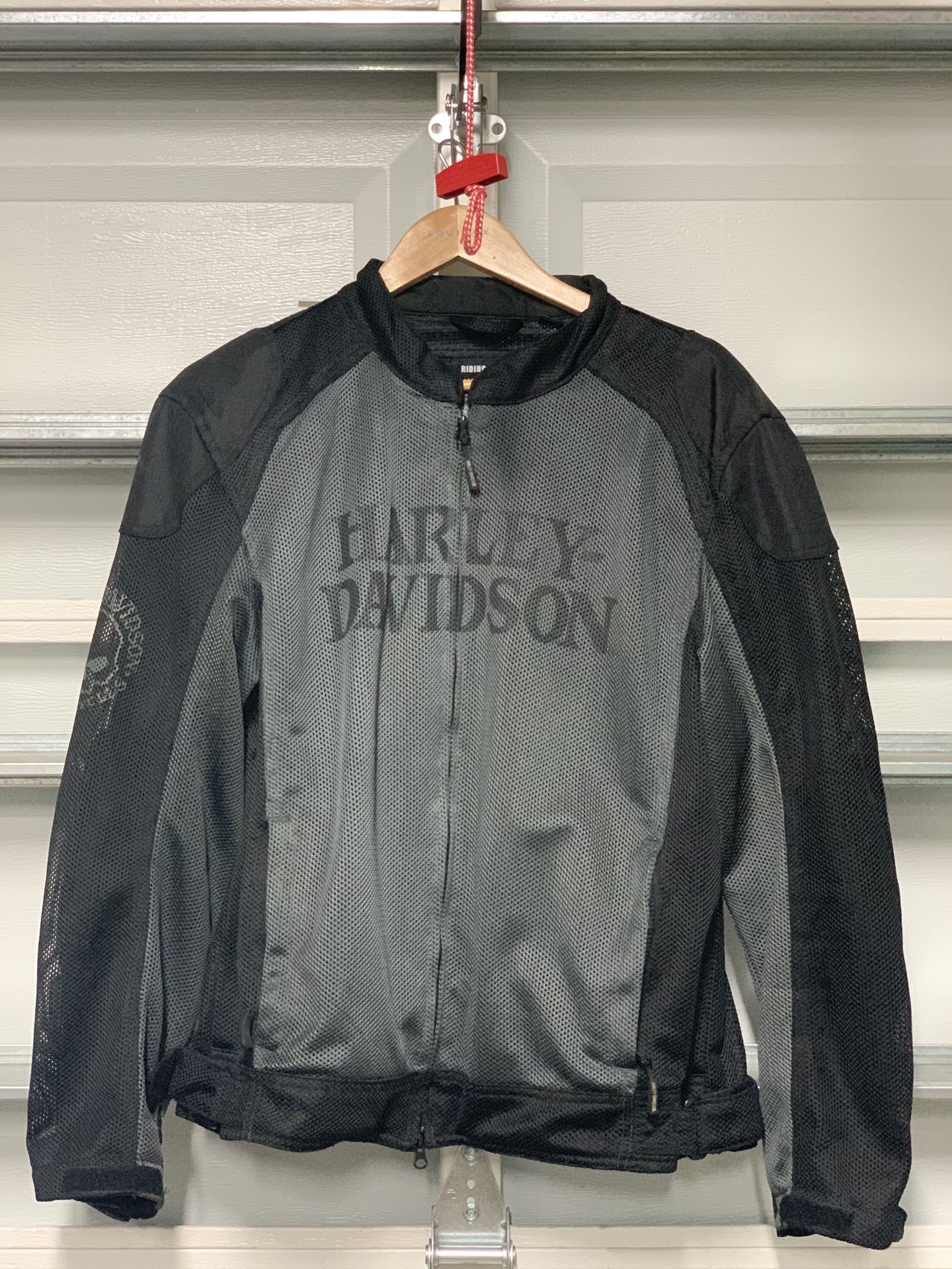 Harley Davidson Men's Skull Mesh Riding Jacket
