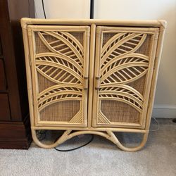 Bohemian Rattan Cabinet / Chest - Like New Condition - Price Negotiable 