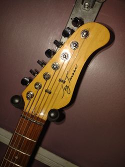 7 string Jay Turser Guitar EXC Pro fret-level setup Spa perfect now 177