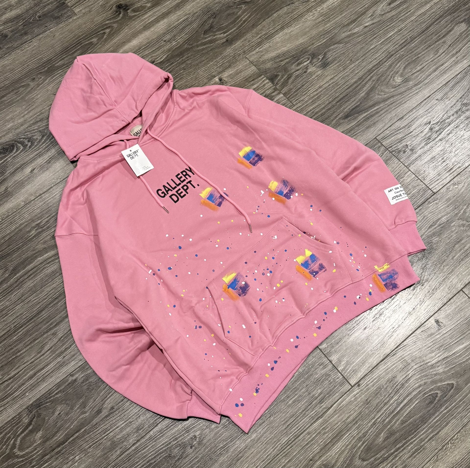 Pink Gallery Debt Hoodie