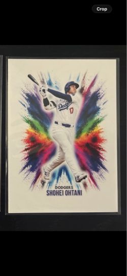 Shohei Ohtani Dodgers Custom Art Card