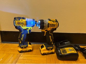 2 Drill Dewalt 2 Battery