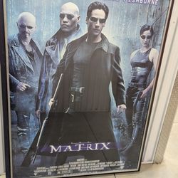 Vintage Original Matrix Movie Poster