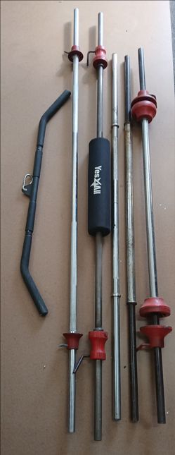 Barbell Bars with Collars Set