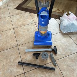 Vacuum cleaner works great with all the attachment and long wire very light