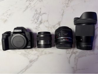 Canon M50 + Extra Lenses