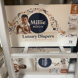 Millie Moon size 4 diapers(1=$24, 2=$45)