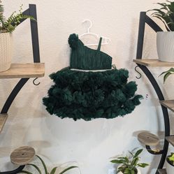 Green Dress new Party Dress 