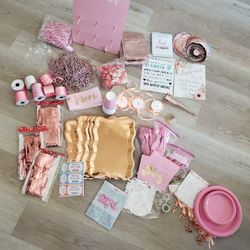 Baby girl Babyshower supplies sooo much items