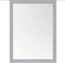 Home Decorators Collection Mayfield 28.00 in. W x 36.00 in. H Framed Rectangular Bathroom Vanity Mirror in American Gray