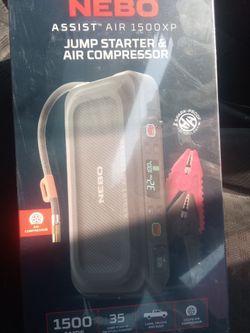 Nebo jump starter plus air comp
