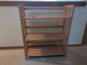 Small folding bookcase