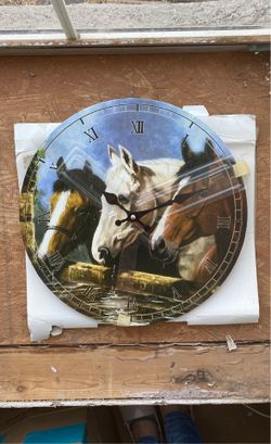 Horses Clock