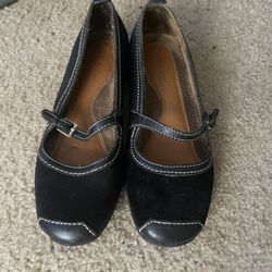 Black Flat Shoes Women’s 8.5