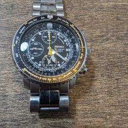 Seiko Flightmaster SNA411 200M Pilot Chronograph Watch for Sale in Riverside CA OfferUp