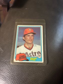 1981 Topps Nolan Ryan #240 Houston Astros HOF Vintage Baseball Card