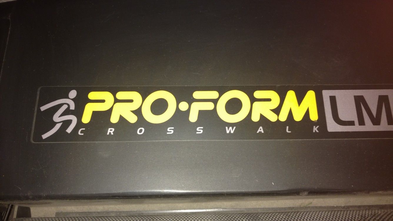 Proform Crosswalk LM space saver treadmill