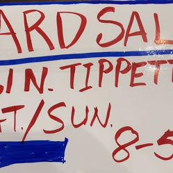 Yard Sale Saturday/Sunday 8-5pm