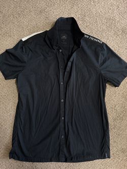 Armani Exchange Short Sleeve Button-Up Shirt