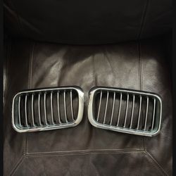 Euro Wide Sport Chrome Front Nose Grill Grille For 1(contact info removed) BMW E36 3 Series