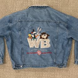 Looney Tunes denim jean jacket 