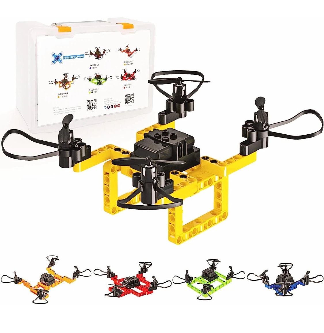 Mini Drone with Creative DIY Building Blocks Sets for Childs Beginners and Adult