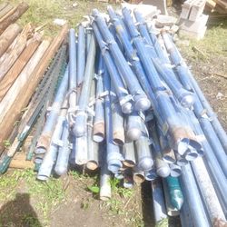 Heavy duty galvanized steel posts need to be gone