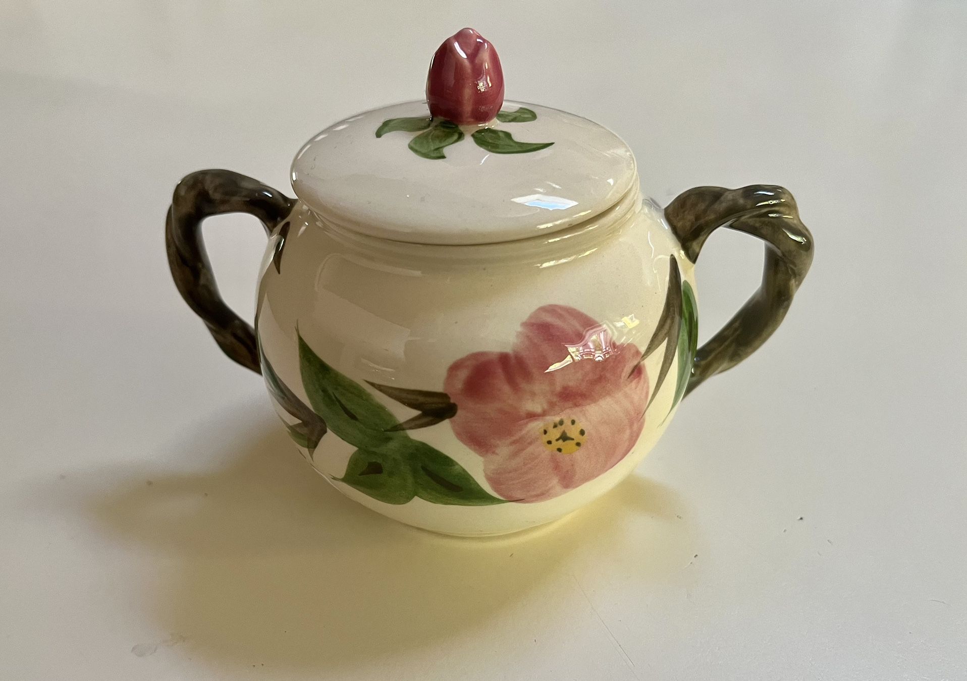 Vtg Franciscan Desert Rose Sugar Bowl