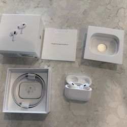 AirPods Pro 2 Style Wireless Headphones with Active Noise Cancellation 